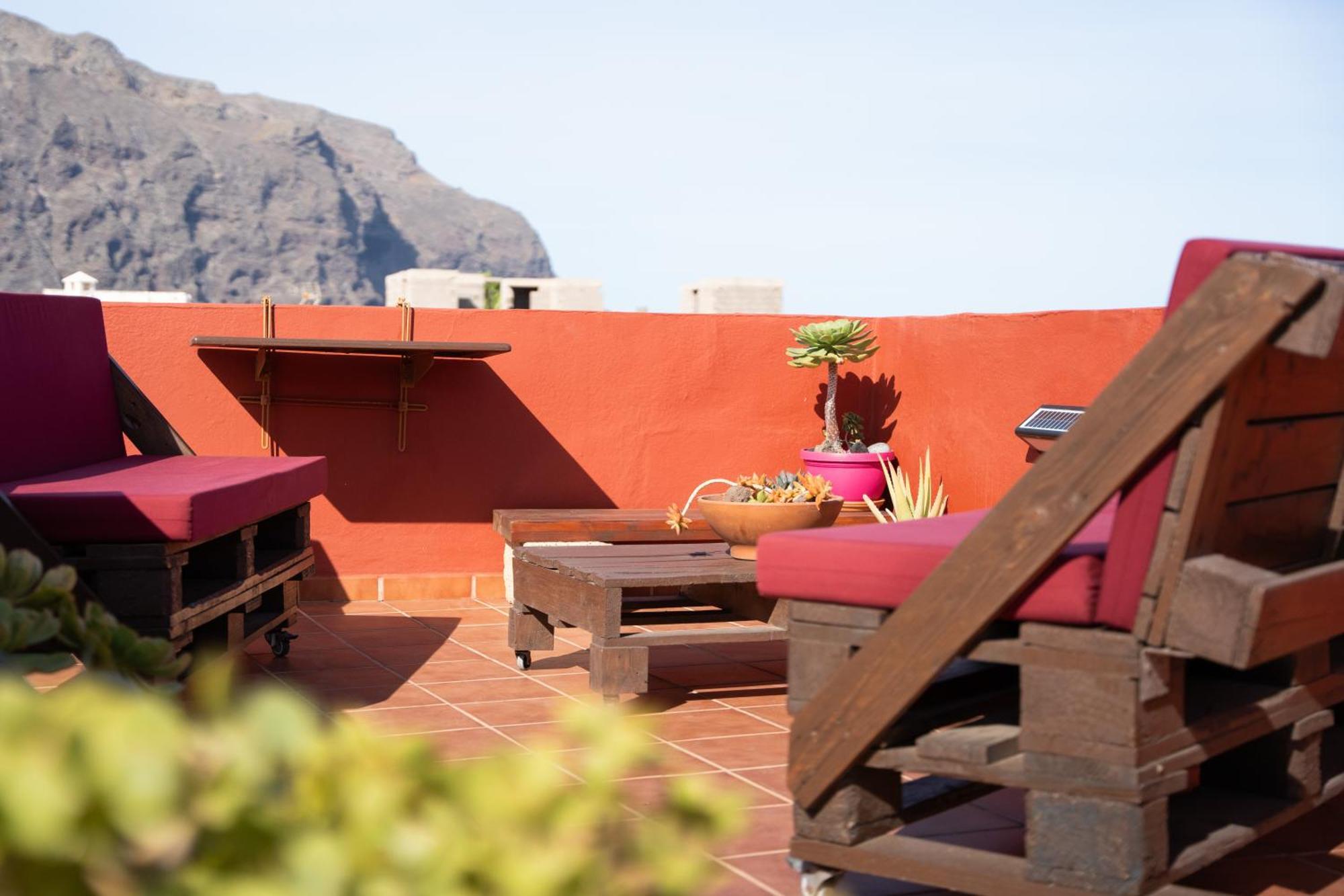 Tenohomes Rustic House With Terrace & Nature Views Buenavista Del Norte Exterior foto